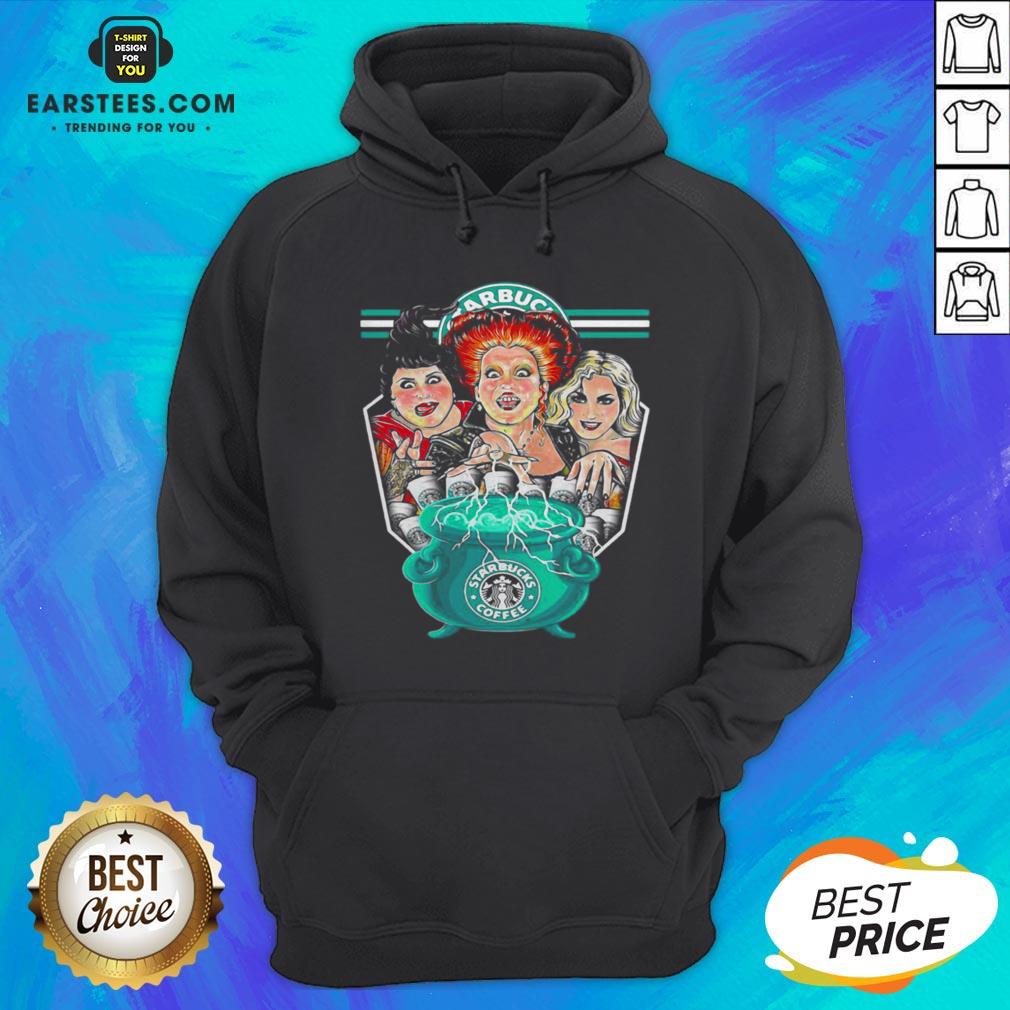 Top Hocus Pocus Starbucks Coffee Halloween Shirt - Image 2