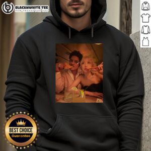 Alternative view of Nice Bruno Mars And Rose Eating Pizza 2026 Grammy T-Shirt