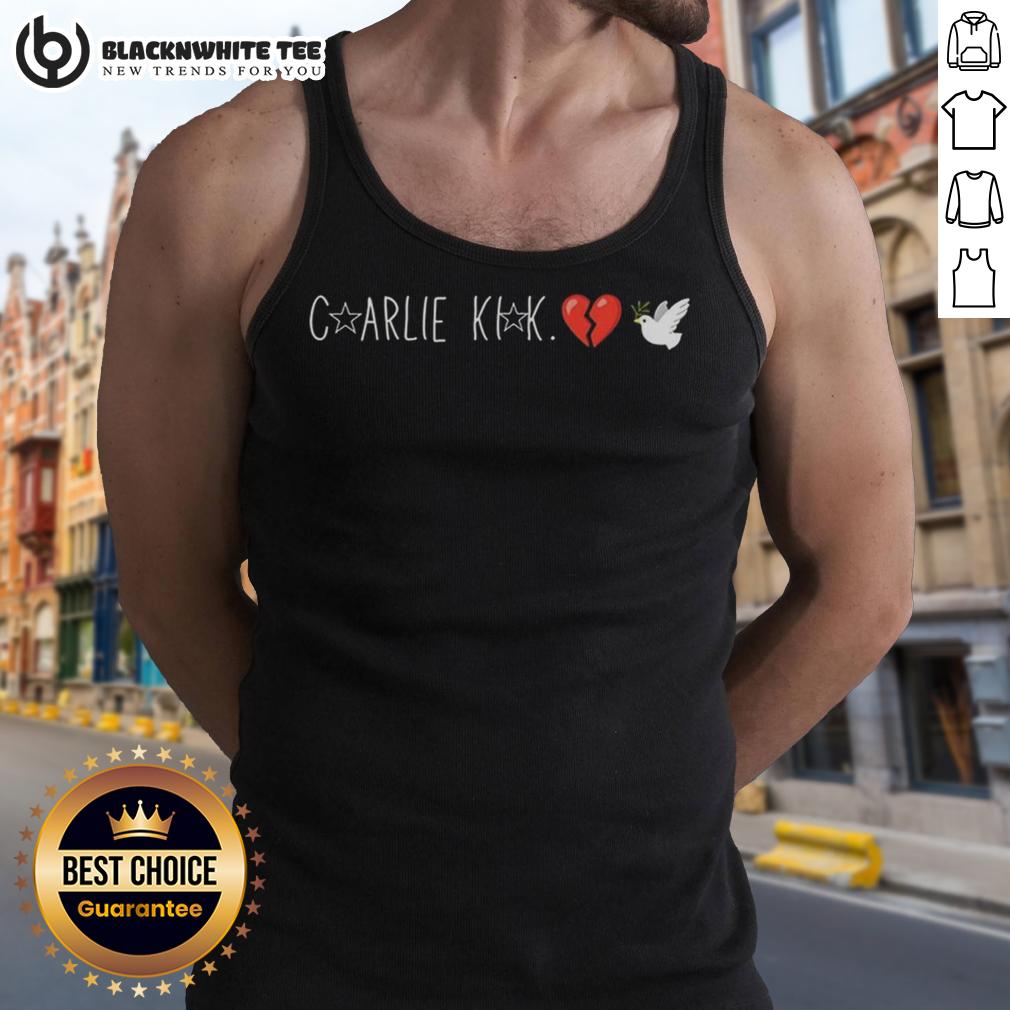 Nice Charlie Kirk Broken Heart Dove T-Shirt - Image 4