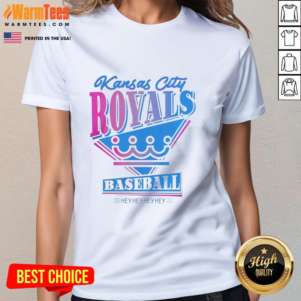 Original Kansas City Royals 2026 City Connect Hey Hey Hey Hey T-Shirt - Image 3