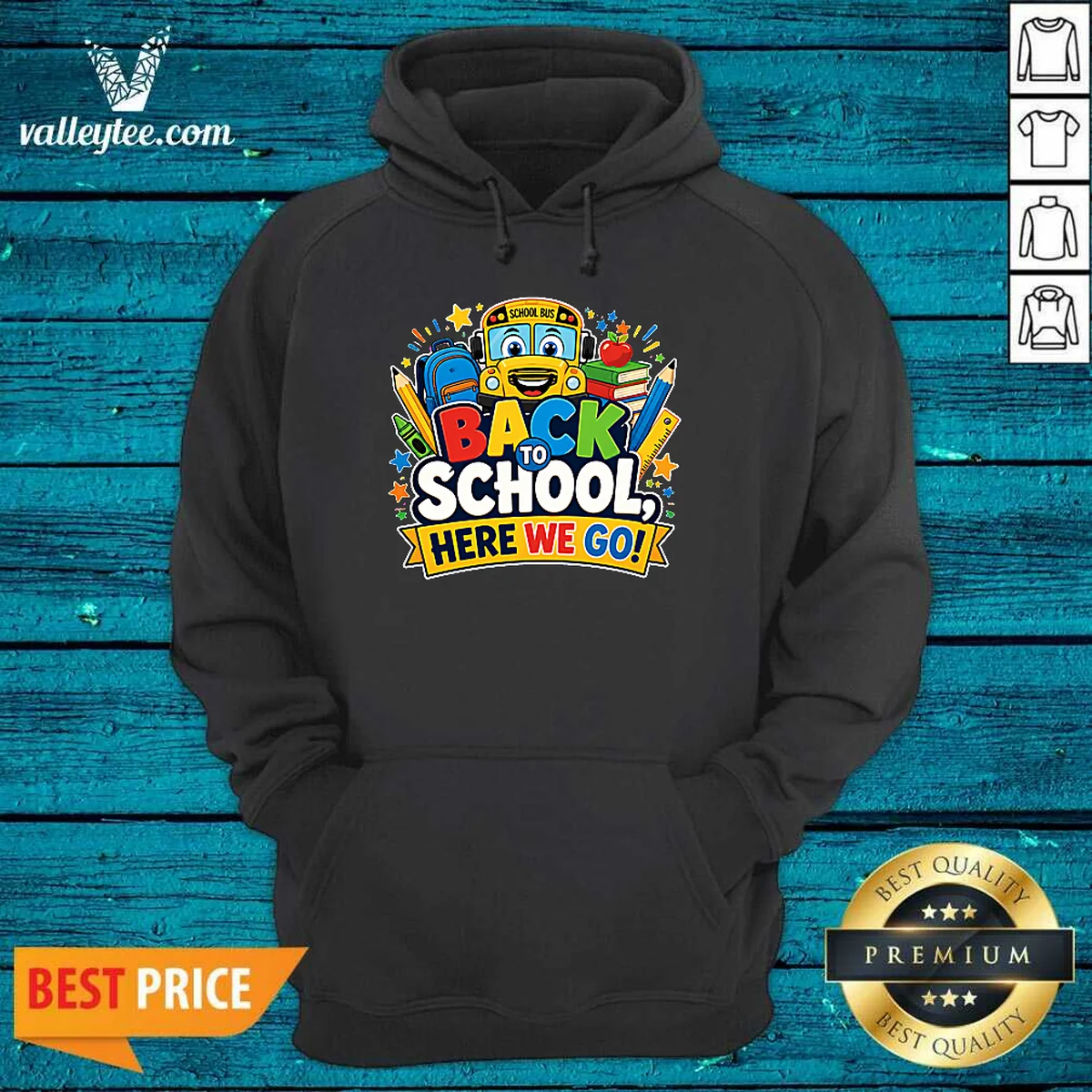 Premium Back To School Excitement Vector Shirt - Image 2