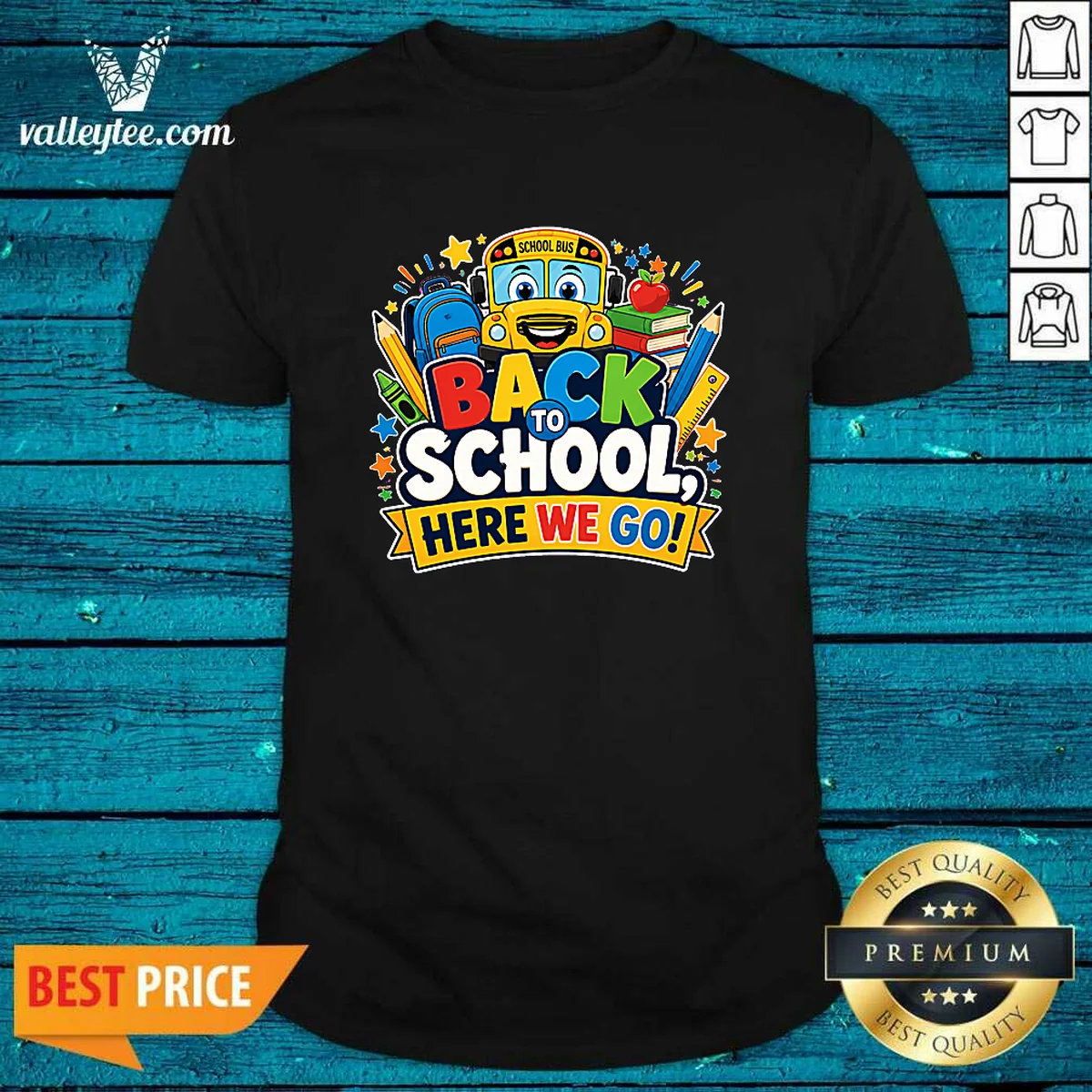 Premium Back To School Excitement Vector Shirt