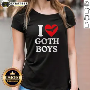 Alternative view of Hot I Love Goth Boys Shirt