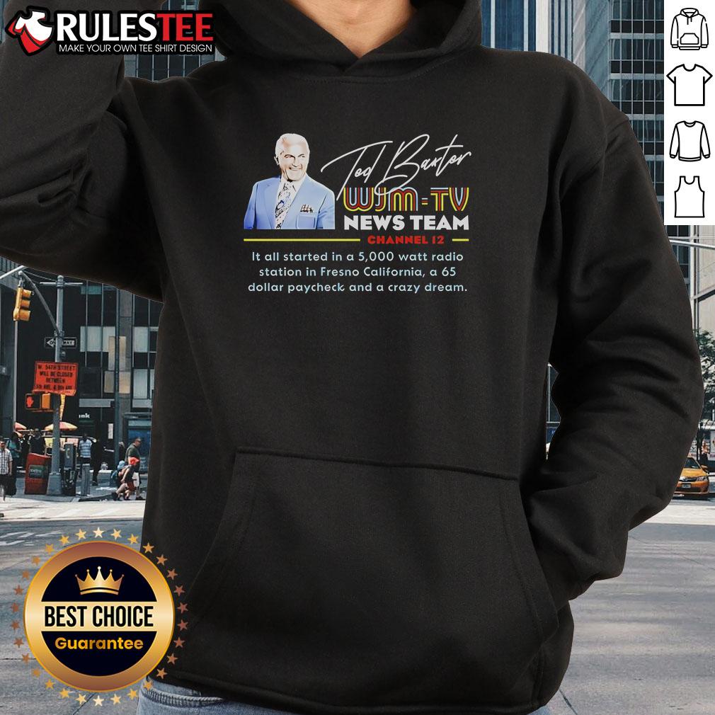 Awesome Ted Baxter WJM-TV News T-Shirt - Image 2