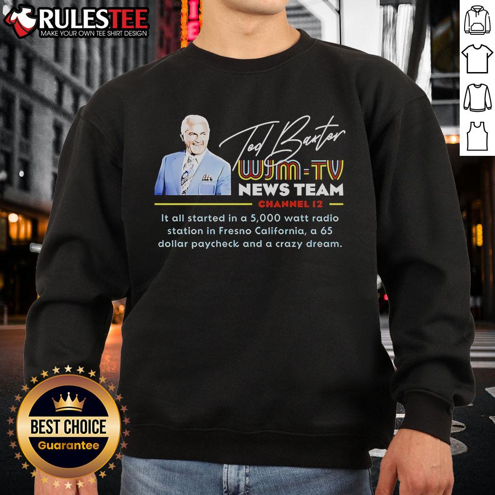 Awesome Ted Baxter WJM-TV News T-Shirt - Image 5