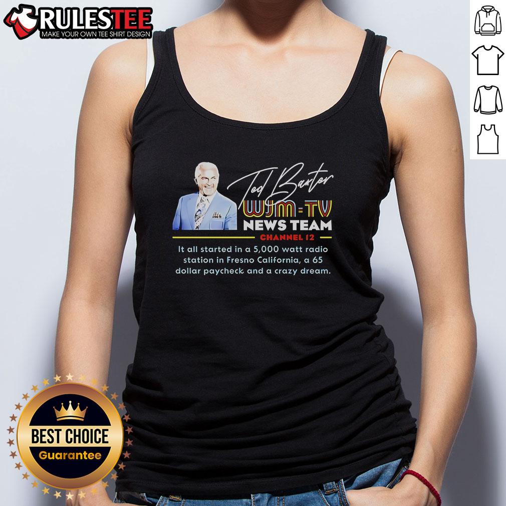 Awesome Ted Baxter WJM-TV News T-Shirt - Image 4