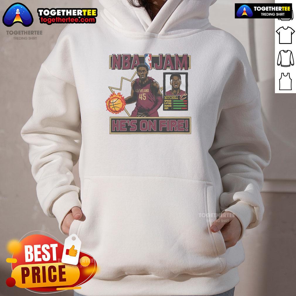 Official NBA Jam Cavaliers Donovan Mitchell T-Shirt - Image 2