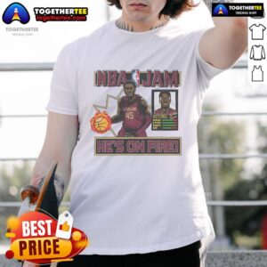 Official NBA Jam Cavaliers Donovan Mitchell T-Shirt