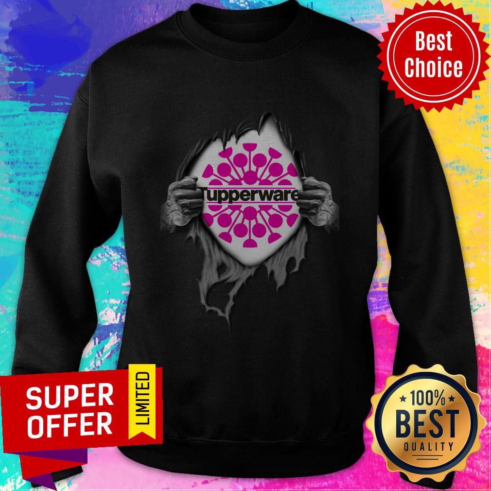 Official Blood Inside Me Tupperware Need I’m Your Girl Shirt - Image 2