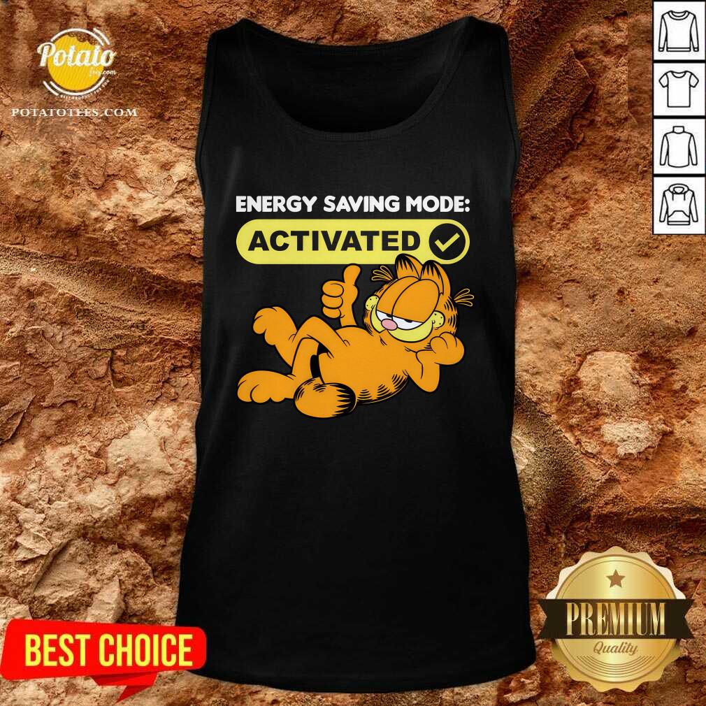 Energy Saving Mode Activated Garfield T-shirt - Image 3