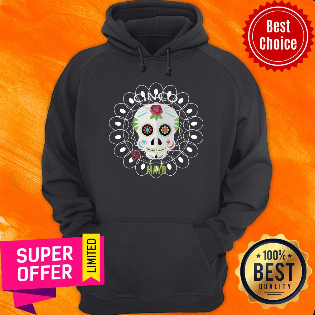 Cin Co De Mayo Day Dead Sugar Skull Shirt - Image 2
