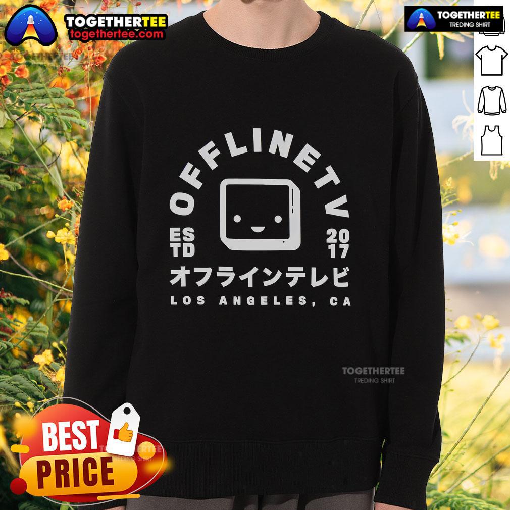 Top Offline TV Los Angeles CA Error Est 2017 T-Shirt - Image 5