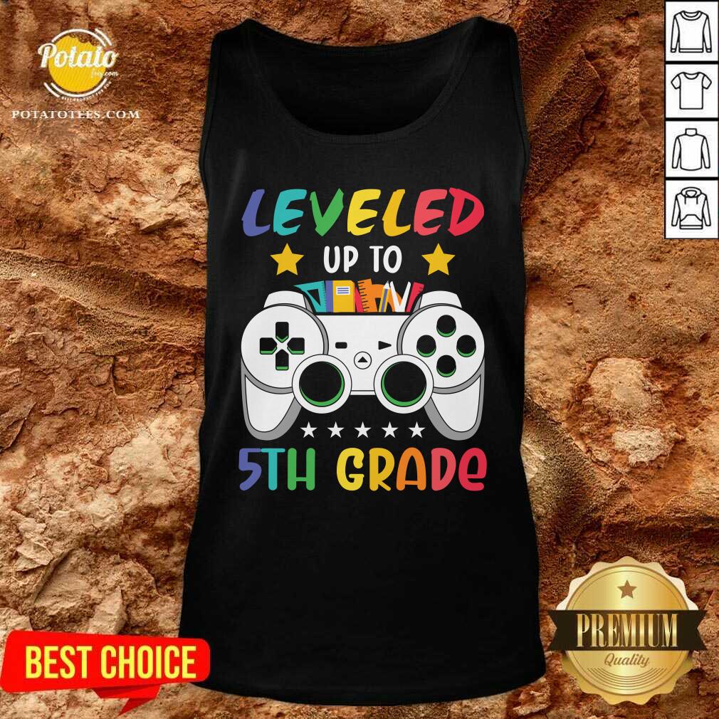 Leveled Up To 5th Grade Shirt - Image 3