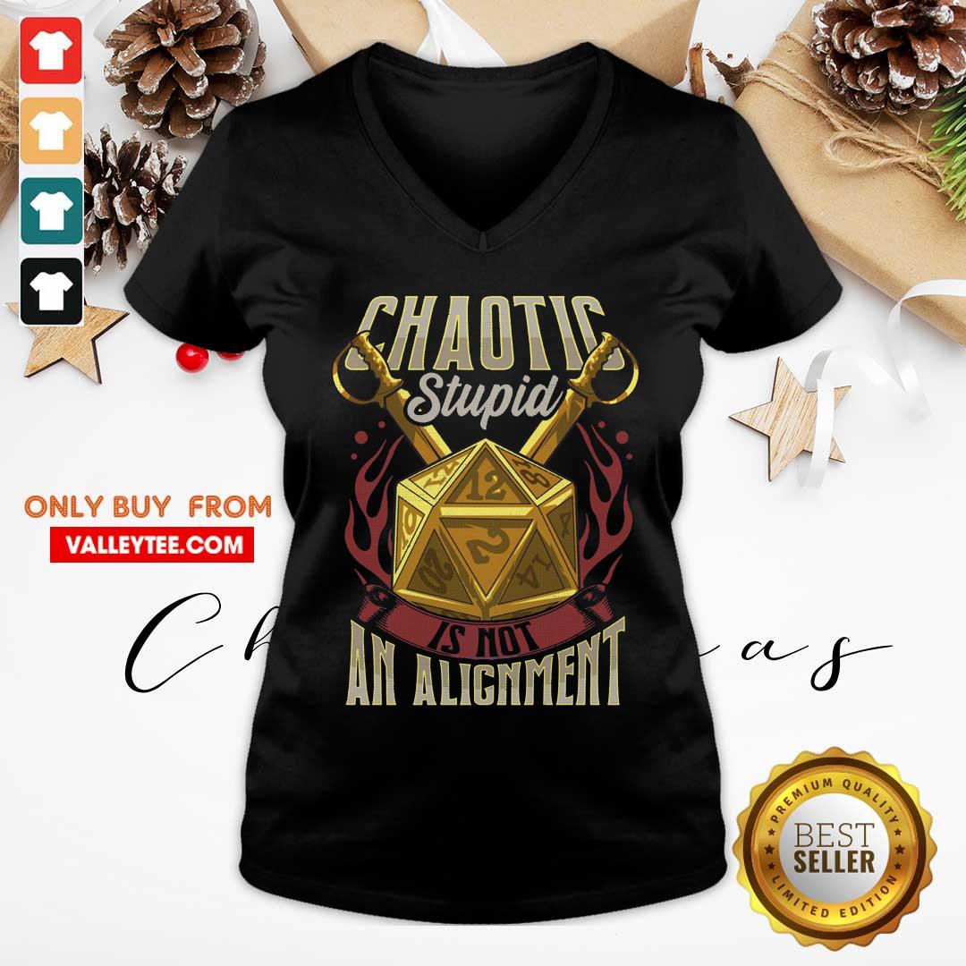 Beautiful Chaotic Stupid Is Not An Alignment Shirt - Image 4