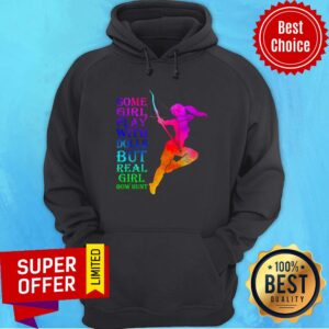 Alternative view of Some Girl Play With Dolls But Real Girls Bow Hunt Fit Shirt