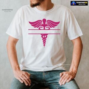 Alternative view of Nurse Caduceus Symbol T-Shirt