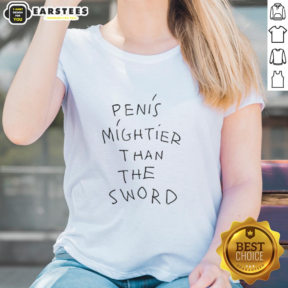 Good Penis Mightier Than The Sword T-Shirt - Image 3