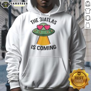 Alternative view of Good UFO The Biatlas Is Coming T-Shirt