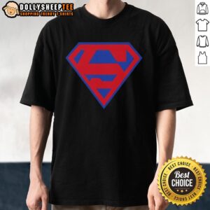 Official M Jackson Superman Superhero DC Universe Logo T-Shirt