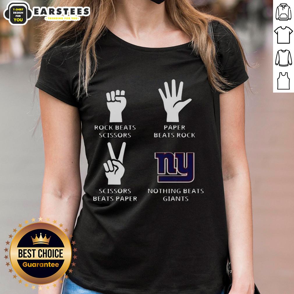 Official Nothing Beats New York Giants Football Logo T-Shirt - Image 3