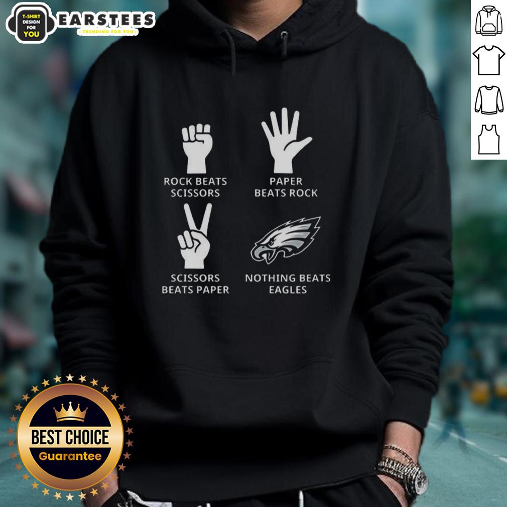 Official Nothing Beats Philadelphia Eagles Football Logo T-Shirt - Image 2