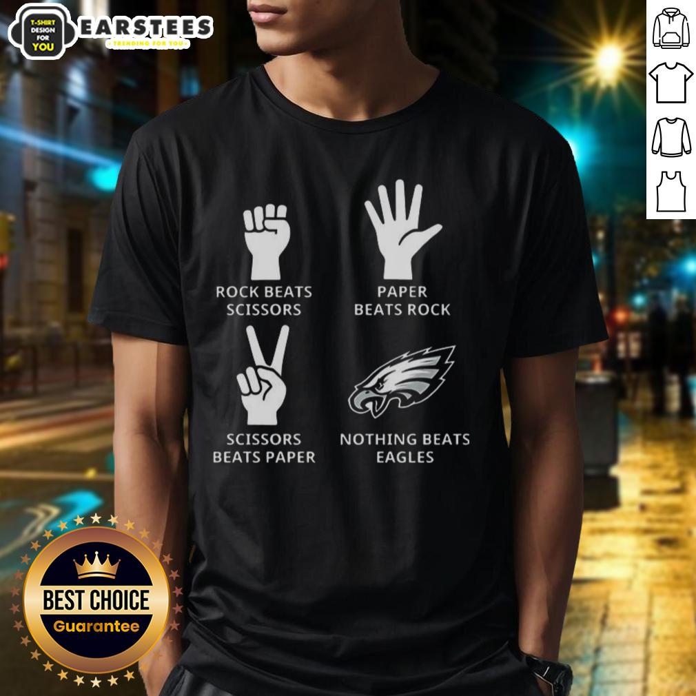 Official Nothing Beats Philadelphia Eagles Football Logo T-Shirt
