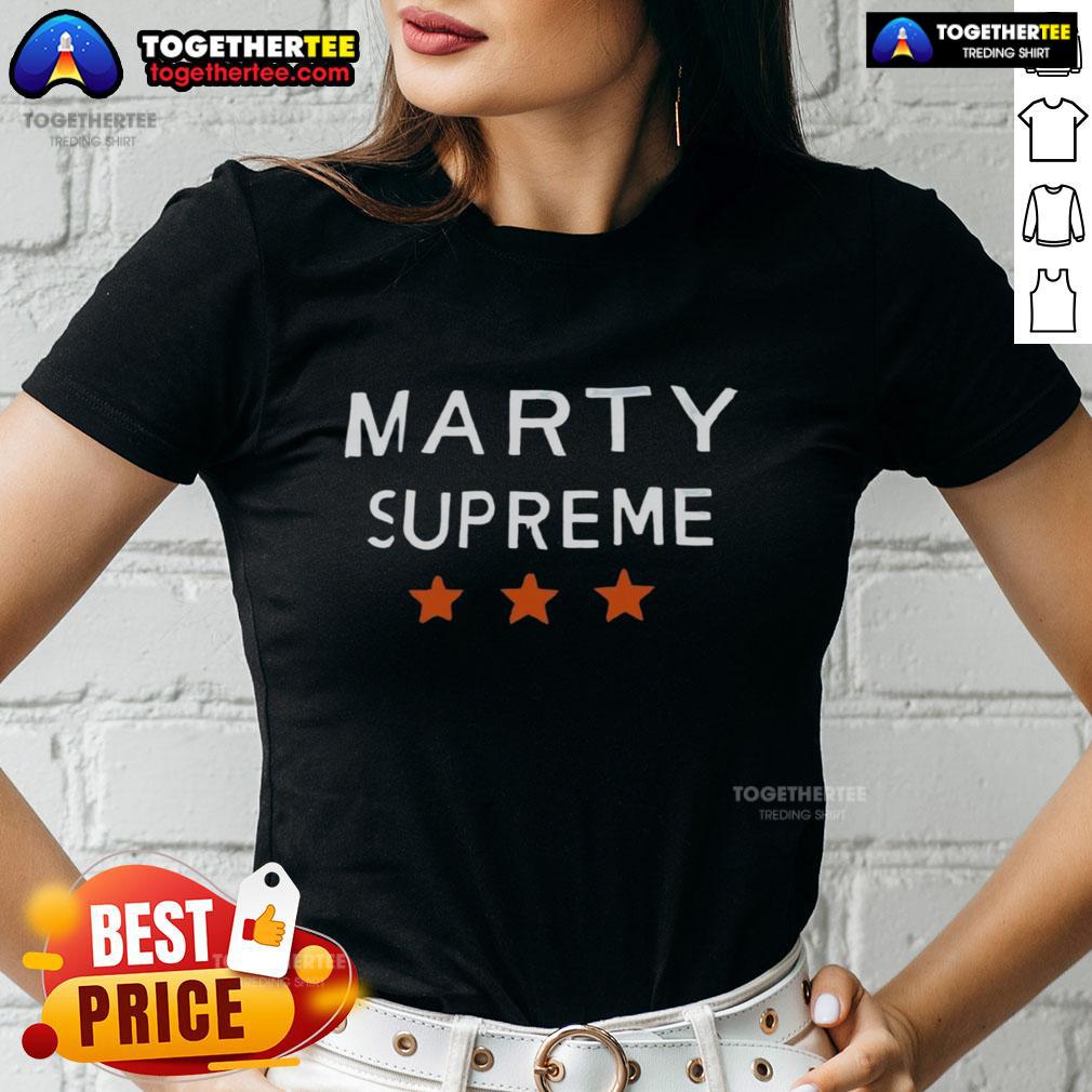 Official Timothée Chalamet Marty Supreme Stars T-Shirt - Image 3