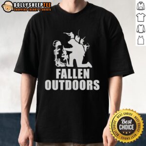 Nice Kaulig Racing Fallen Outdoors T-Shirt