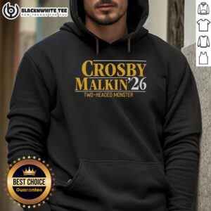 Alternative view of Official Sidney Crosby And Evgeni Malkin Pittsburgh Steelers Two Headed Monster T-Shirt