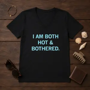 Alternative view of Top I Am Both Hot And Bothered Shirt