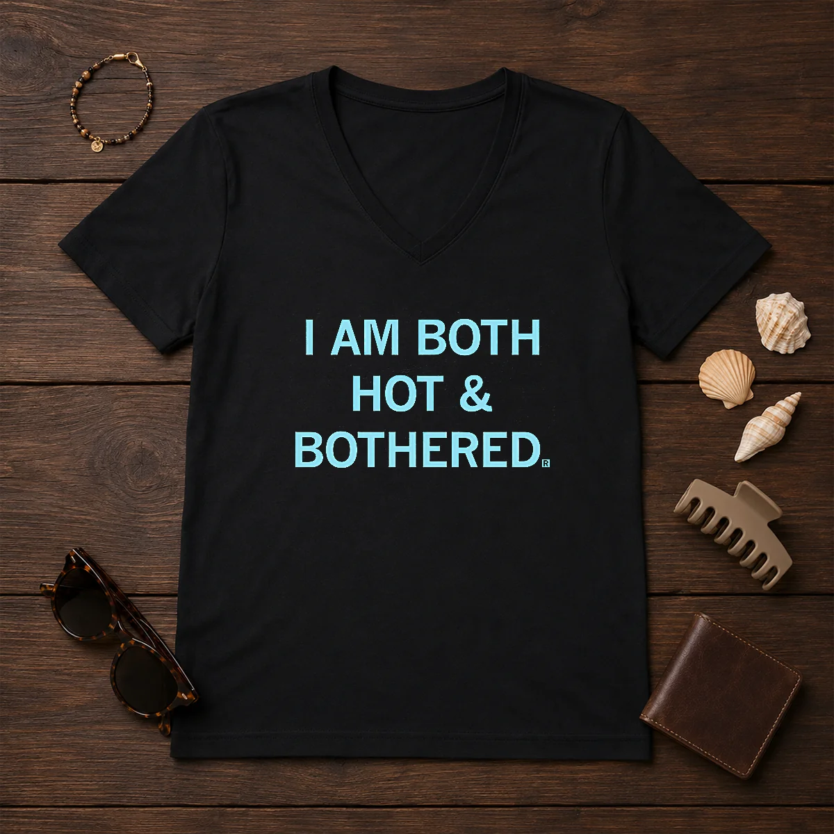 Top I Am Both Hot And Bothered Shirt - Image 2