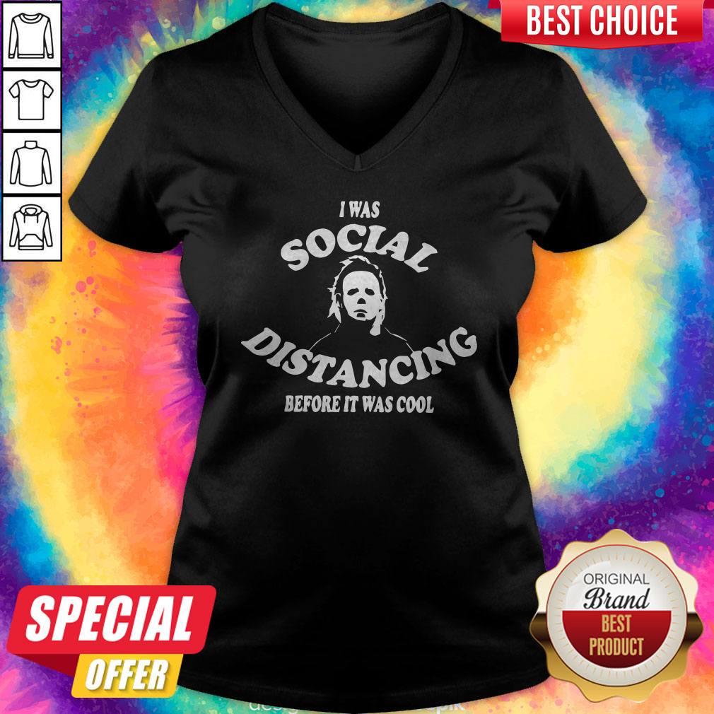 I Was Social Distancing Before It Was Cool Shirt - Image 2