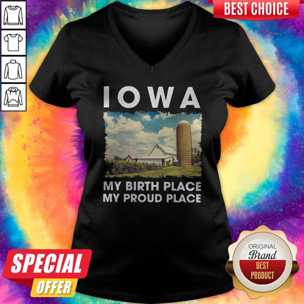 IOWA My Birth Place My Proud Place Shirt - Image 3