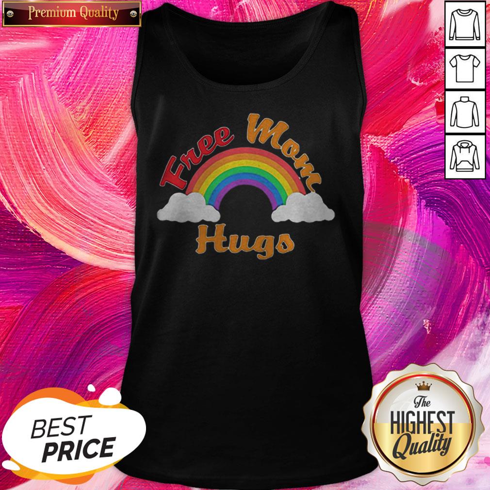 Rainbow Free Mom Hugs LGBT Nice Premium Offical Top Perfect Shirt - Image 5