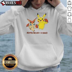 Alternative view of Cute Pokémon Victini And Pikachu Monster T-Shirt