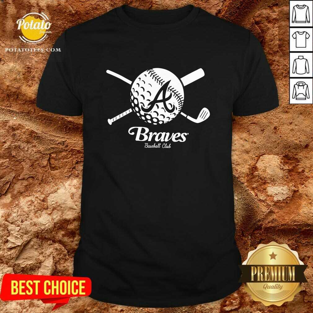 Exclusive Atlanta Braves Golf And Baseball T-shirt