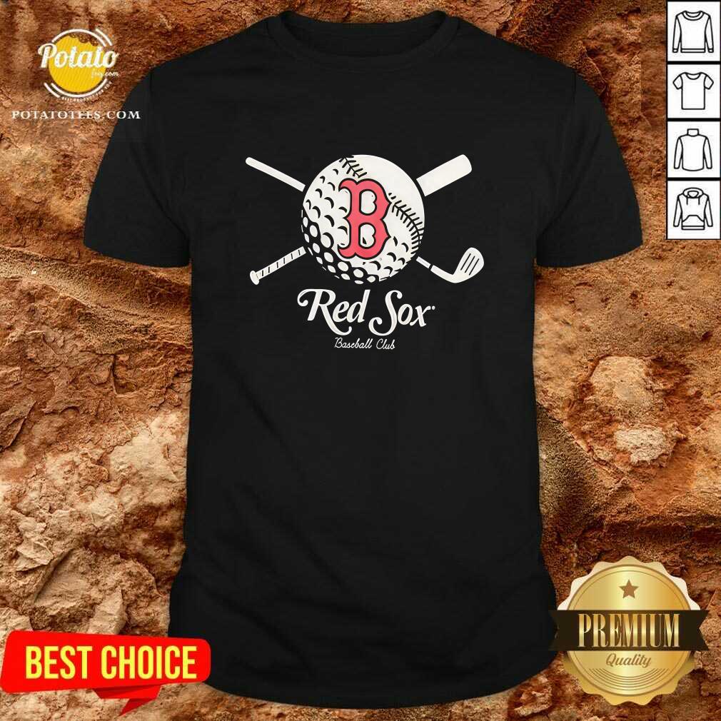 Exclusive Boston Red Sox Golf And Baseball T-shirt