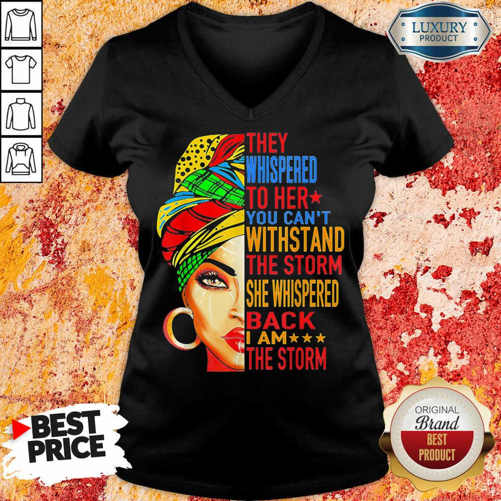 Whispered To Melanin Queen Lover Gift Shirt - Image 2