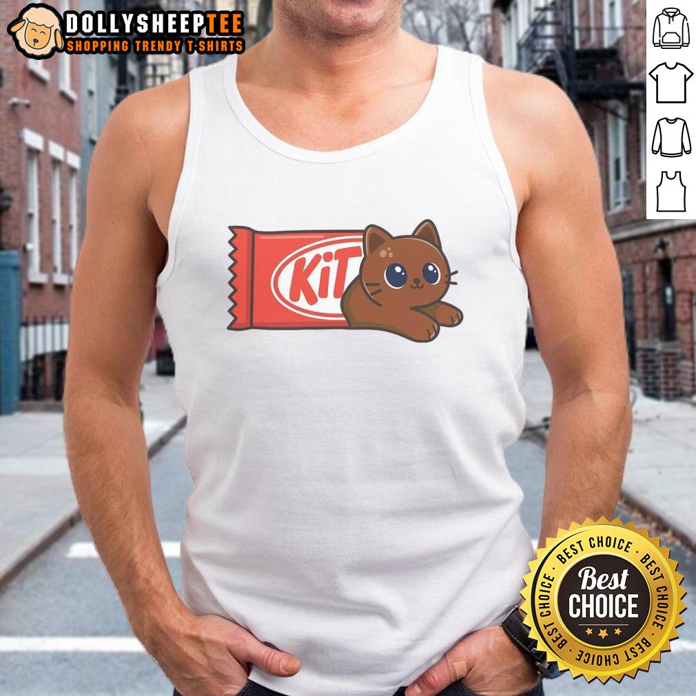 Cute KitKat Kit Cat Cute T-Shirt - Image 4