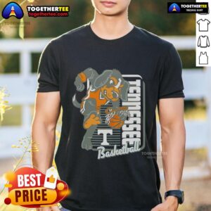 Official Tennessee Volunteers Basketball Mascot Dunk T-Shirt
