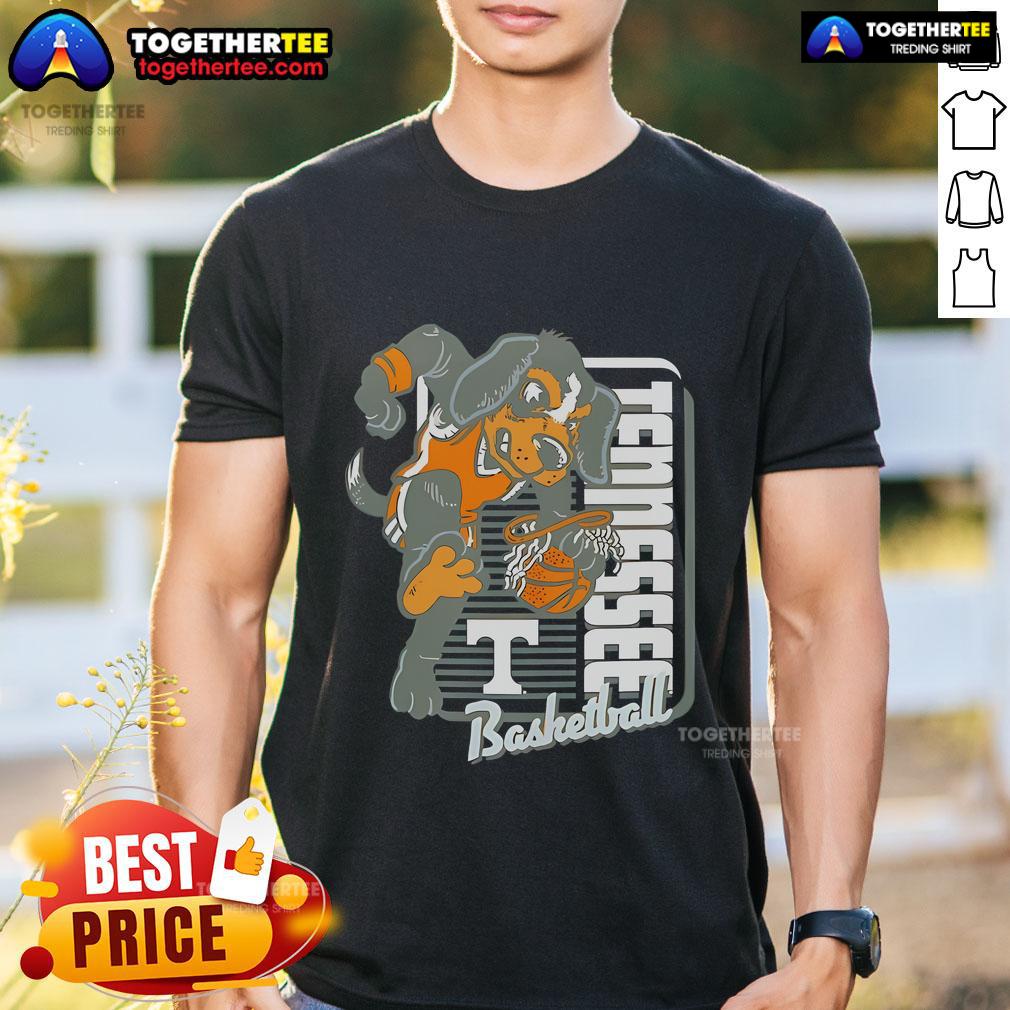 Official Tennessee Volunteers Basketball Mascot Dunk T-Shirt
