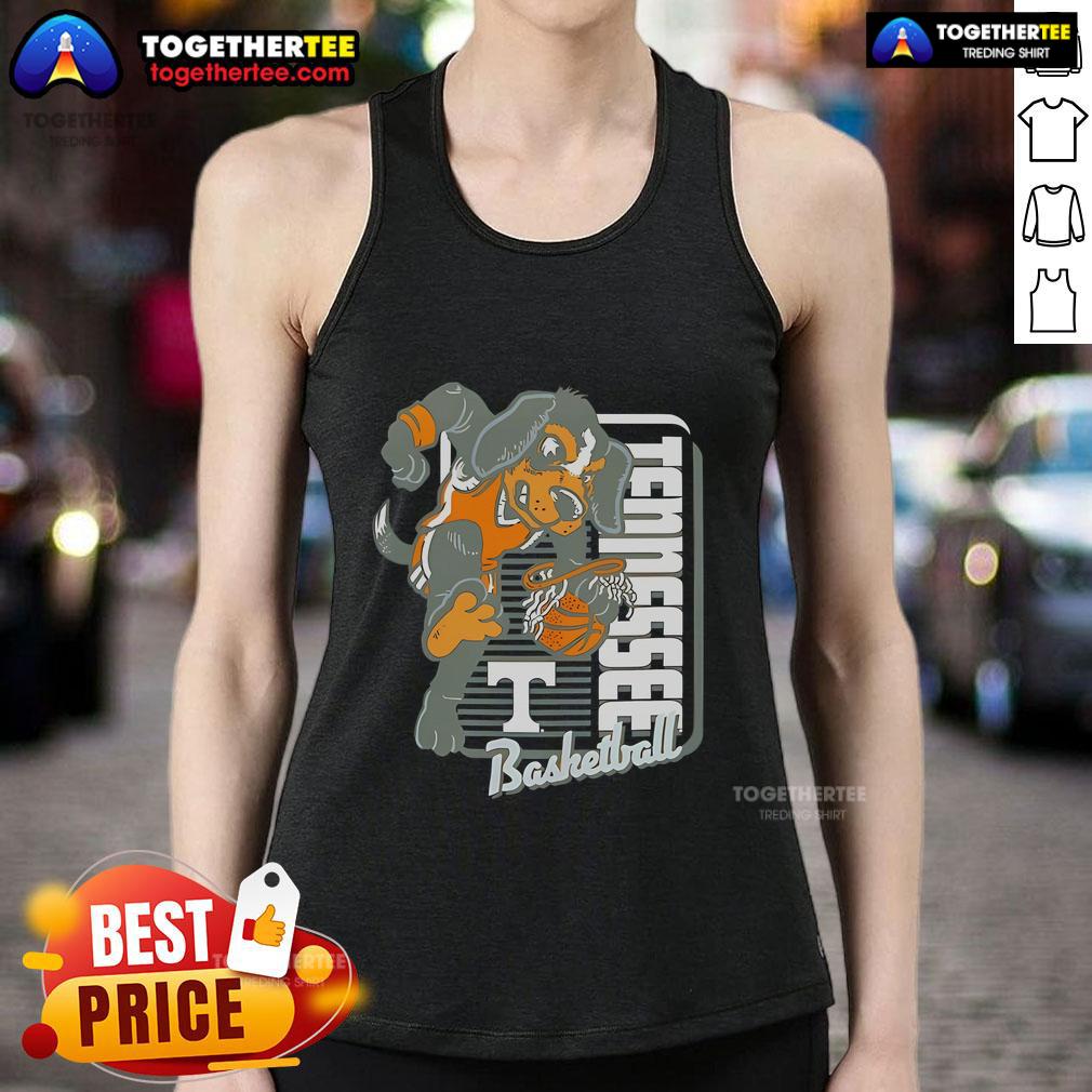 Official Tennessee Volunteers Basketball Mascot Dunk T-Shirt - Image 3