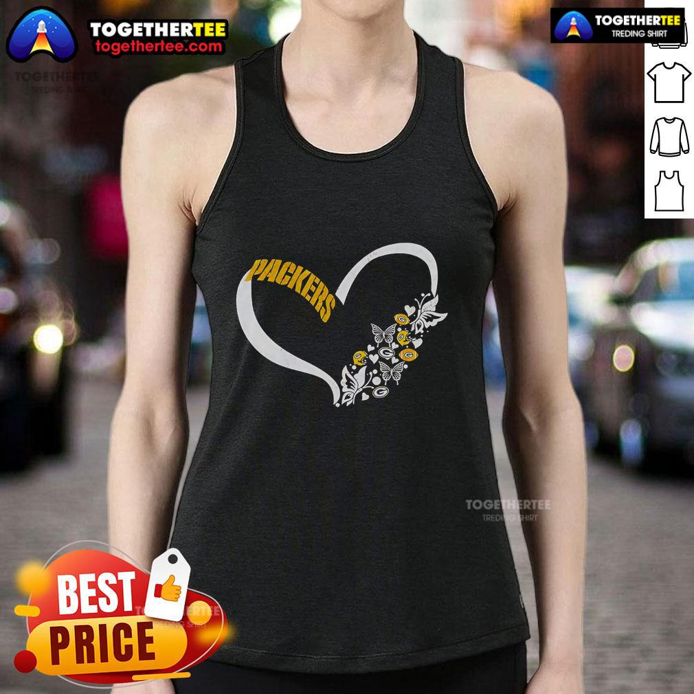 Original Butterflies In My Stomach Green Bay Packers NFL T-Shirt - Image 4