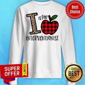 Alternative view of Funny I Leopard Is For Teacher Interventionist Apple Shirt