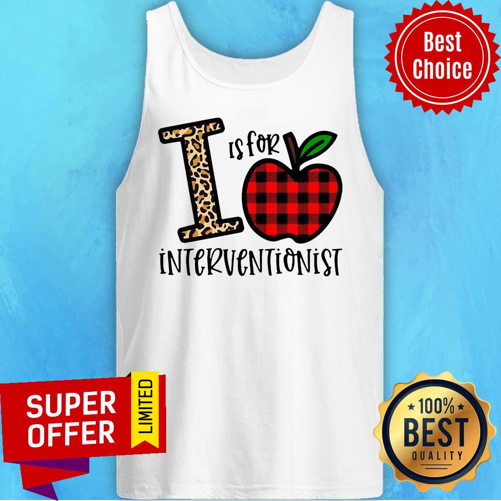Funny I Leopard Is For Teacher Interventionist Apple Shirt - Image 5