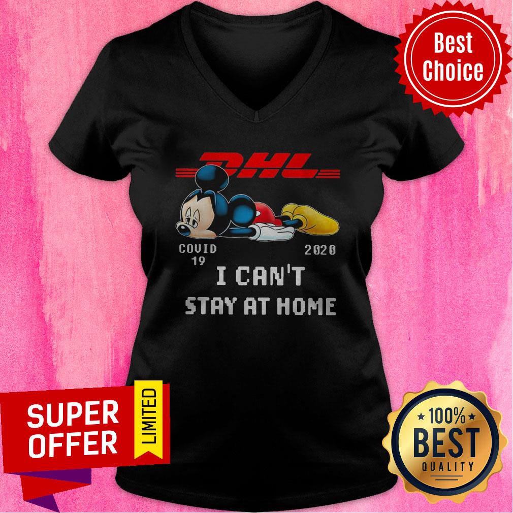 Official Mickey DHL Covid 19 2020 I Can’t Stay At Home Shirt - Image 4