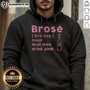 Alternative view of Official Brosé Real Men Drink Pink T-Shirt