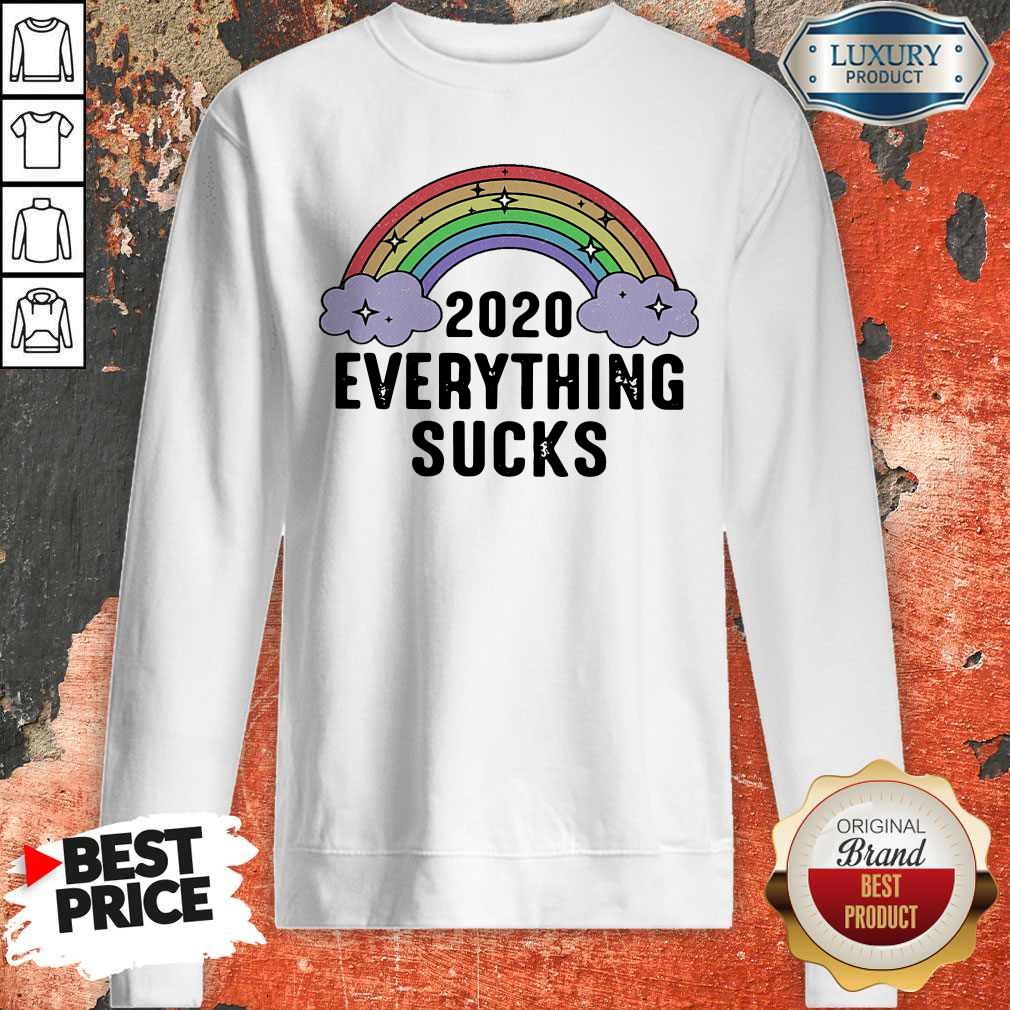 Rainbow 2020 Everything Sucks Shirt - Image 5