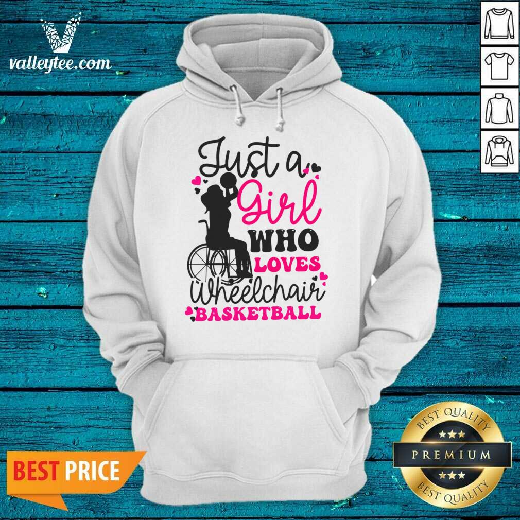 Just A Girl Who Loves Wheelchair Basketball Shirt - Image 4