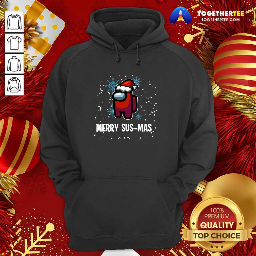 Pretty Merry Sus-mas Among Us Christmas Shirt - Image 5